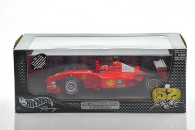 F1 FERRARI F2001 M.Schumacher World Champions 2001 1/18 Hot Wheels - Immagine 1 di 4