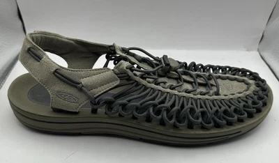 Keen Uneek туфли мужской размер 12 серый сандалии повседневный сплетенный открытый воды 1013087 - Изображение 1 из 4