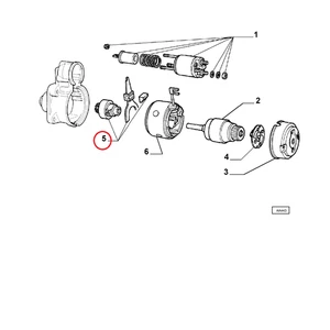 Ritzel Anlasser Fiat Panda 4x4 Riginal 9940577 - Bild 1 von 1