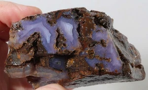 Holley Blue Agate Lapidary 9.2 oz rough lot Rkt - Picture 1 of 17