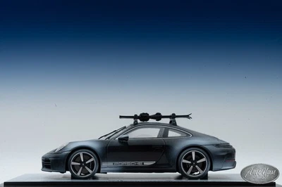 1/18 Spark Porsche 911 (992) Carrera S Black Snow Edition 🤝 OPEN FOR TRADE🤝 - Image 1 of 4