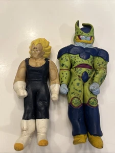 Bandai Dragon Ball Z Rubber Outfits—Majin Vegeta & Perfect Cell mit Figuren - Bild 1 von 12