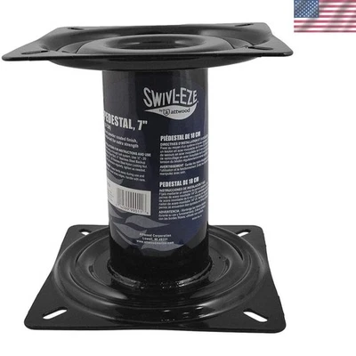 Compact 7-Inch Boat Pedestal with Integrated Mounting Plates - Non-Swivel Design - Image 1 of 2