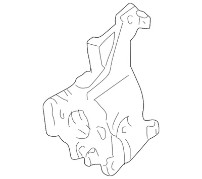 Flange de coluna Ford genuína F75Z-3511-AB - Imagem 1 de 4