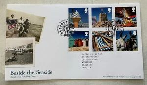 GB QEII 2007 Beside The Seaside Royal Mail FDC Tallents House Ferris Wheel SHS - Picture 1 of 3
