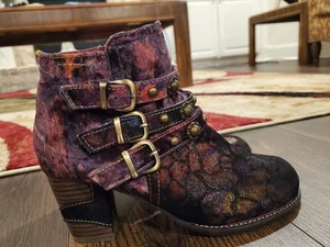 L'Artiste Laura Vita by Spring Step Nakisha Ankle Boots Size EU 37 | US 7 - Picture 1 of 8