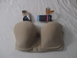 Reggiseno senza fili Bali Cool Comfort Revolution modellante taglia 36DD imbottito DF 3463 nudo - Foto 1 di 11