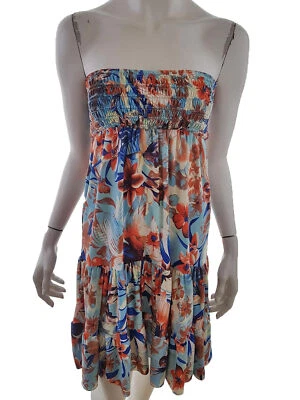 Silvian Heach  Größe XXS Blau Kurz Minikleid Kleid Viskose 100% Ärmellos - Bild 1 von 4