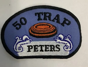 50 Peters Trap Embroidered 4” Oval Patch RecycledFashionShop - Picture 1 of 3