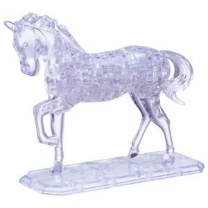 Puzzle 3D Crystal - Cavallo 100 Pezzi Puzzle di Cristallo Trasparente - Foto 1 di 2