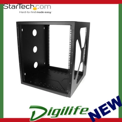 STARTECH 12U 19in Wall Mount Side Mount Open Frame Rack Cabinet RK1219SIDEM - image 1 of 4