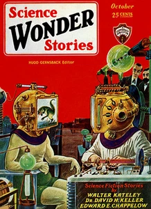 Wonder Science Stories - October 1929 - Magazine Cover Poster - Picture 1 of 1