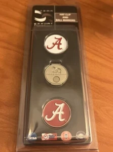 Team Effort College Football Hat Clip And Ball Markers — Alabama - Picture 1 of 1