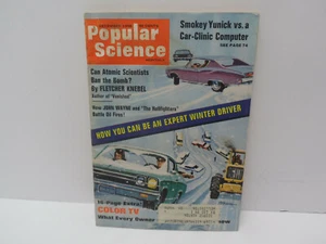 Vintage Popular Science Magazine -- December 1968 -- Be an Expert Winter Driver - Picture 1 of 4