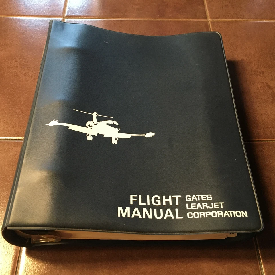 Manual de vuelo Gates LearJet 25B y 25C Foto 1 de 4