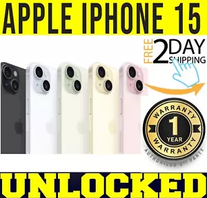 APPLE IPHONE 15 128GB 256GB 512GB (FACTORY UNLOCKED) ✅ NEVER ACTIVATED✅ ❖SEALED❖ - Picture 1 of 12