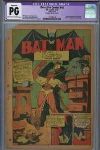 CGC PG 1940 Golden age Batman Detective comics Page 1-7 single pages - Bild 1 von 14