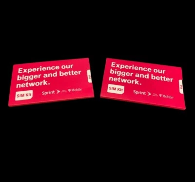 Sprint / T-Mobile SIM Kit - Experience Our Bigger And Better Network - Image 1 of 2