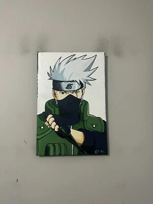 Kakashi Hatake Naruto Art 12" x 18" Pop Art Painting Chris Cargill - Image 1 of 4