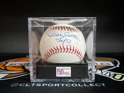 STEVE CARLTON LEFTY Signed Auto Autographed Baseball PSA/DNA 9.5 HOF SWEET SPOT - Image 1 of 4