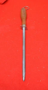 Ontario 10" Tru-Edge Steel Stick Sharpener, Wood Handle, Made in Ontario, U.S.A. - Picture 1 of 4