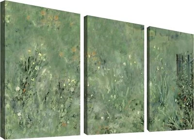 Wall26 - Verdure's Glow - Juego de arte de pared en lienzo - Impresión abstracta en lienzo decoración del hogar Foto 1 de 4