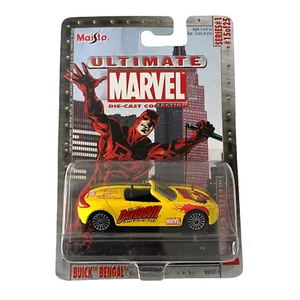 MAISTO Diecast DAREDEVIL BUICK BENGAL CAR 1:64 Dare Devil Car ULTIMATE MARVEL - Picture 1 of 13