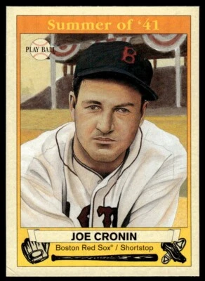 2003 Upper Deck Play Ball Red Backs Joe Cronin Boston Red Sox #83 - Image 1 of 2