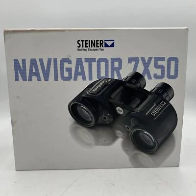Steiner 2342 Navigator 7x50 Binoculars, 7X Magnification, Navy Blue, New Version - Image 1 of 4