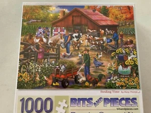 Bits and Pieces Puzzle "Feeding Time" von Mary Thompson; 1000 Teile; NEU, versiegelt - Bild 1 von 5
