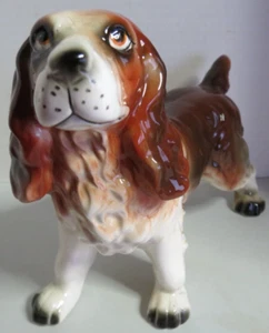 Wales Made in Japan Cocker Spaniel Dog Glazed Porcelain Figurine - Bild 1 von 15