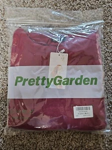 PRETTYGARDEN Womens 2 Piece Outfit Long Sleeve Top Sweatpants Orange Size Lagre - Picture 1 of 3