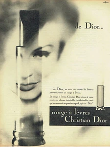 Werbung Advertising 25.03 1960 Dior Make-up Lippenstift - Bild 1 von 1