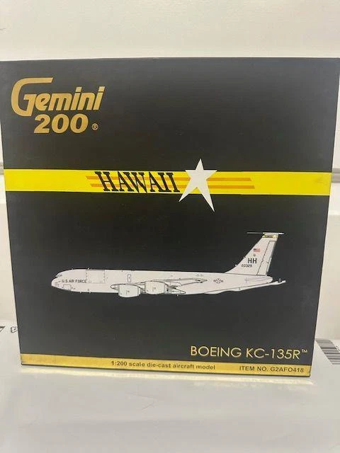 GeminiJets Gemini 200 G2AFO418 波音 KC-135R Stratotanker 压铸模型 美国空军 — 第 1/1 张图片