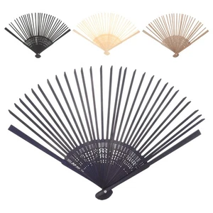 4 Piezas Ventilador de Bambú Plegable Mano Estilo Antiguo Palos en Blanco para Decoración - Imagen 1 de 12