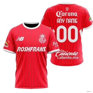 Personalisiertes LIGA MX Deportivo Toluca Trikot Print 2024-2025 Heimtrikots - Bild 1 von 7