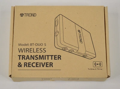 TROND Bluetooth 5.0 Audio Transmitter Receiver for PC, iPod, TV 2 in 1 Wireless - Image 1 of 4