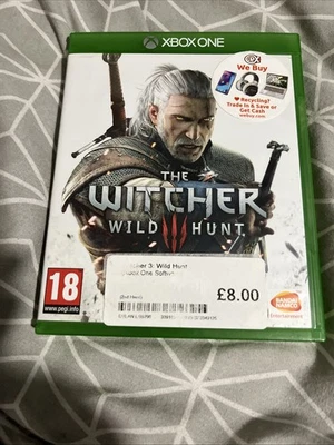 The Witcher 3: Wild Hunt Xbox One mit allen Anleitungen, Stickern, physischer Spielkarte - Bild 1 von 3