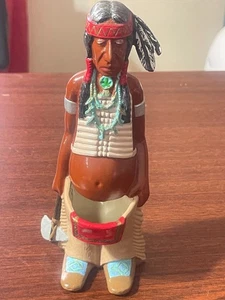 1980 Sittre Keramik Indianer Indianer Kaktus Übertopf - Bild 1 von 6