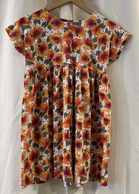 Vintage Girls Floral Dress Colorful Size Large (14) - Image 1 of 4