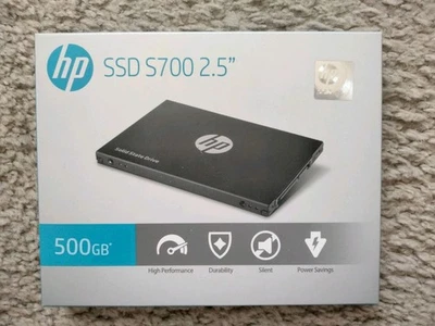 NEW HP S700 500GB 2.5" SATA III 3D NAND Solid State Drive (SSD) , Sealed Box! - Image 1 of 2