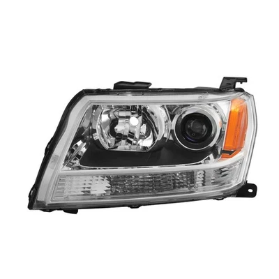 For Suzuki Grand Vitara 06-08 Headlight HD-JH-SGV06--L Driver Side Black/Chrome Foto 1 de 4