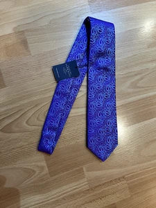 BNWT CHARLES TYRWHITT LINDLEY LUXURY PURPLE PAISLEY TIE - Picture 1 of 1