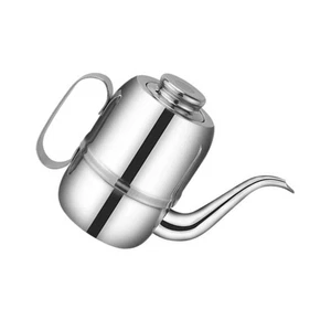 Pour The Oil Pot Pourer Bottle Stainless Steel Dispenser Container - Picture 1 of 12