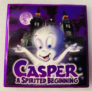 Ceramic Tile Coasters: Cartoon Movies, Casper the Friendly Ghost Handmade PURPLE - Picture 1 of 2