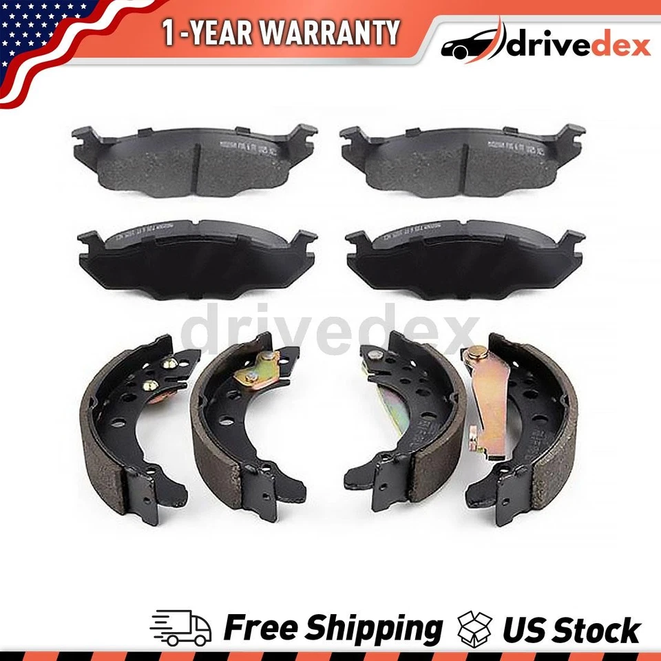 Pastillas de freno y zapatas semimetálicas delanteras traseras para Volkswagen Jetta 1980 1981 1982~ Foto 1 de 4