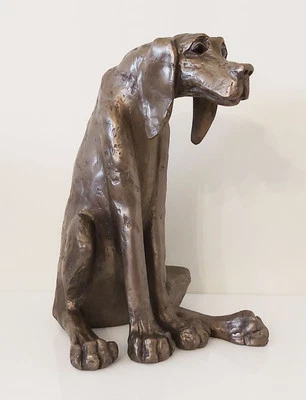 Dog Cold Cast Bronze Ornament - Sidney - Frith Sculpture S124 — 第 1/3 张图片