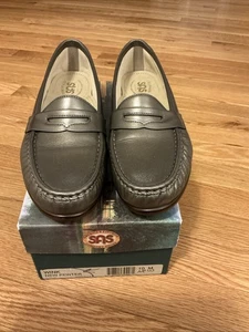SAS Penny Loafer Schuhe Slipper Zinn Wink Damengröße 10M Tripad bequeme flache Schuhe gebraucht, in einwandfreiem Zustand - Bild 1 von 5