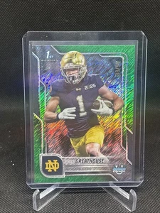 Jaden Greathouse 2025 Bowman U Chrome 1st Bowman Green Shimmer /99 #63 ND - Bild 1 von 3