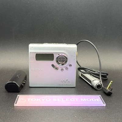 Sony MZ-N920 Hi-MD Walkman MiniDisc Player Silver Tested Working Japan In Stock - Image 1 of 4